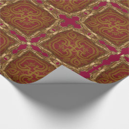 Papel De Presente Peronnelle Barroco Glossy