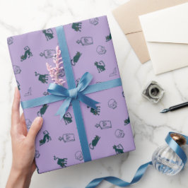 Papel De Presente Perpel - Halloween Pattert Gift Wrap 💀