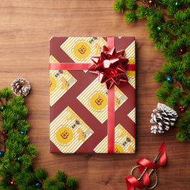 Papel De Presente personalização da letra da etiqueta do mel