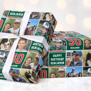 Papel de Presente Personalizado de Aniversário com