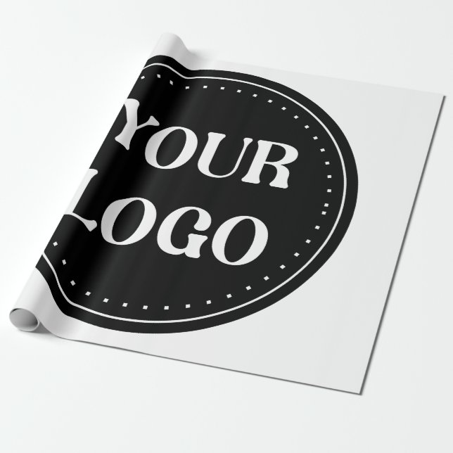 Papel De Presente Personalizado, elegante, moderno e minimalista (Desenrolado)