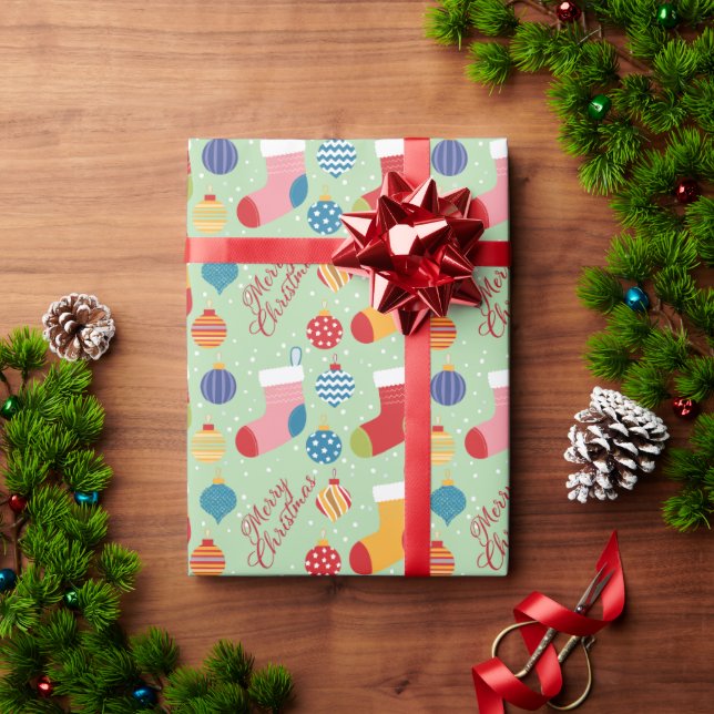 Papel De Presente Personalizado Festa de Natal (Presente de Natal)