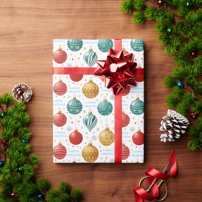 Papel De Presente Personalizado Festa de Natal (Presente de Natal)