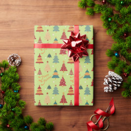 Papel De Presente Personalizado Festa de Natal