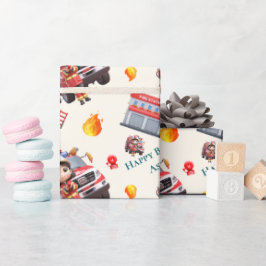 Papel de presente personalizado fofo e divertido p