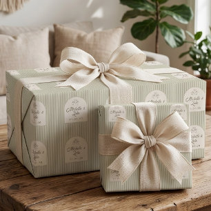 Papel de Presente Personalizado Noiva e Noivo Casa