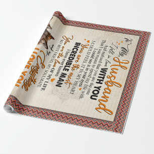 Papel De Presente Personalizado Para Meu Marido De Poster De Esposa,