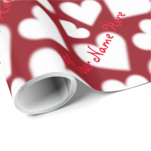 Papel de presente personalizado para Namorados de