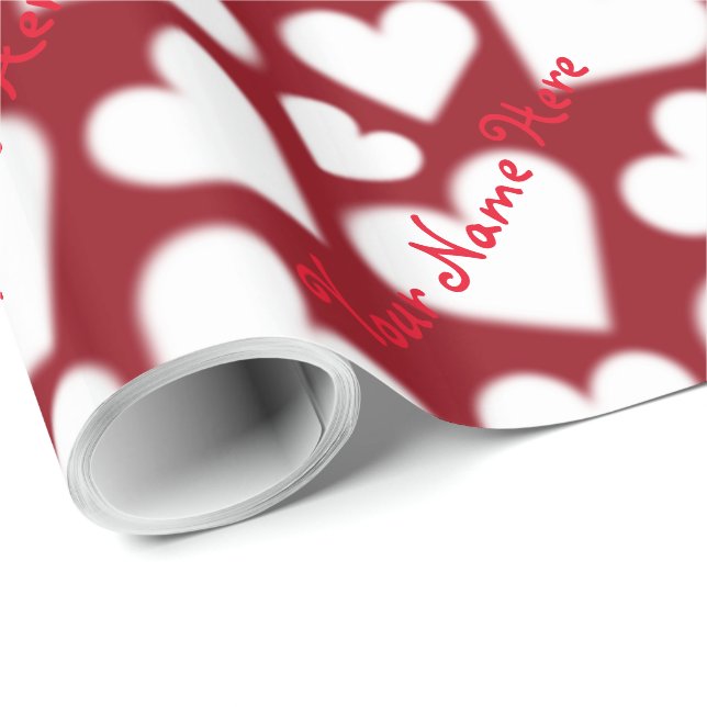 Papel de presente personalizado para Namorados de  (Ponta do rolo)