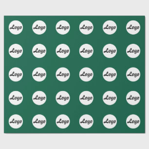PAPEL DE PRESENTE PERSONALIZADO SEU PRÓPRIO LOGO DE NEGÓCIOS MODERNO