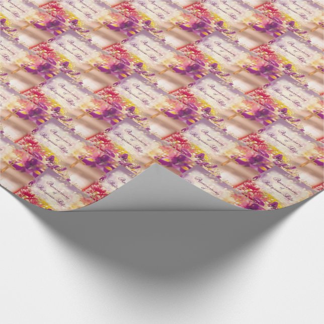 Papel De Presente Personalizar, Aniversário da Vida Religiosa, freir (Ponta)