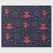 Personalizar Ballerina de Natal Afro-Americano