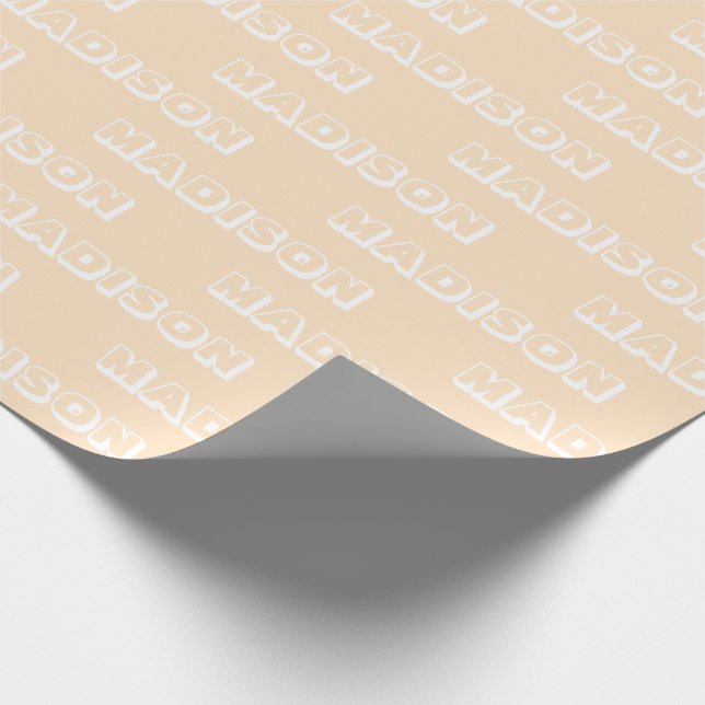 Papel De Presente Personalizar com Nome, Texto, Presente de Aniversá (Ponta)