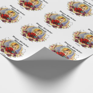 Papel De Presente Personalizar Nome Virgo Personalizado Aniversário