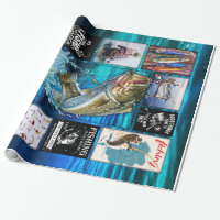 Personalizar o presente do pescador engraçado