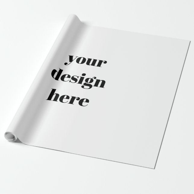 Papel De Presente Personalizar ou personalizar (Desenrolado)