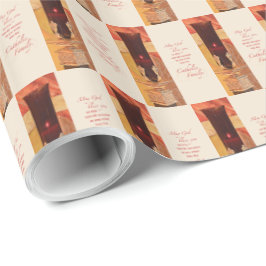 Papel De Presente Personalizar, Parabéns RCIA, Católico, Vermelho