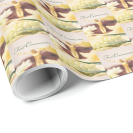 Papel De Presente Personalizar, Primeiro Parabéns Comunitários