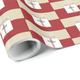 Papel De Presente Personalizar, RCIA Bênçãos sobre a Profissão de Fé