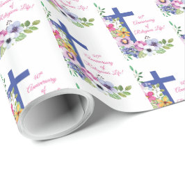 Papel De Presente Personalize, 40º Aniversário Vida Religiosa Freira