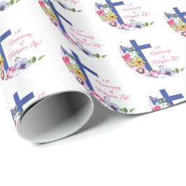 Papel De Presente Personalize, 55º Aniversário de Vida Religiosa de