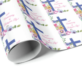 Papel De Presente Personalize, 60º Aniversário de Vida Religiosa de 