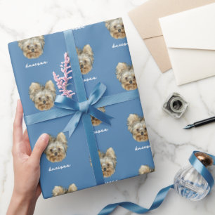 Papel De Presente Personalize! Foto e Nome de Animal de Estimação Az