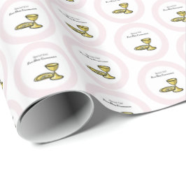 Papel De Presente Personalize, Menina Especial, Primeira Comunhão