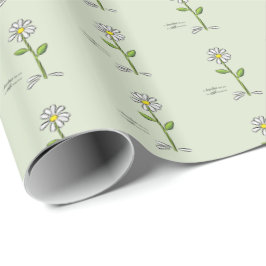 Papel De Presente Personalize, Professor Obrigado, Flor Religiosa