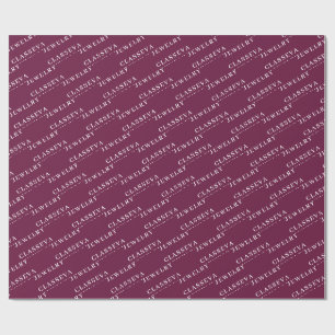 PAPEL DE PRESENTE PERSONALIZE SEU LOGO MODERNO ELEGANTE CLÁSSICO W