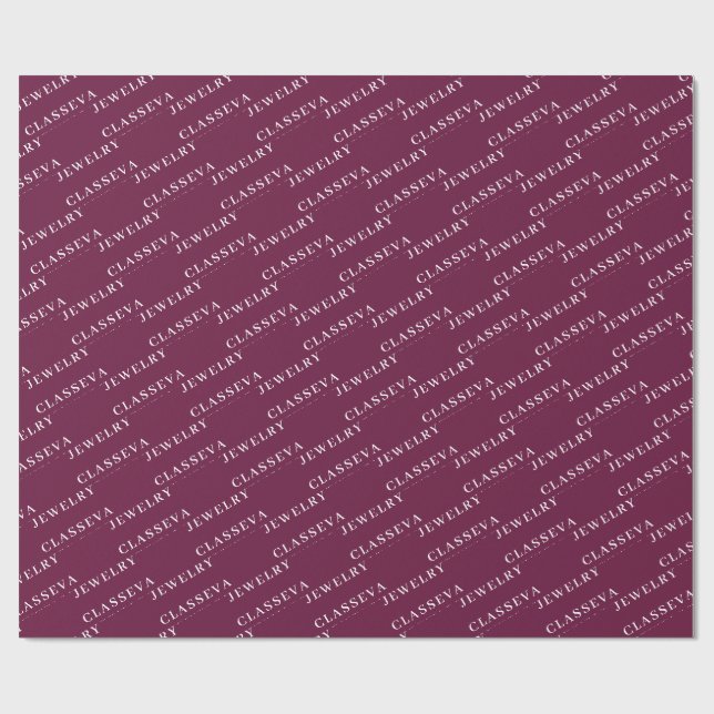 PAPEL DE PRESENTE PERSONALIZE SEU LOGO MODERNO ELEGANTE CLÁSSICO  W (Aberto)