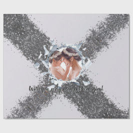 PAPEL DE PRESENTE PERSONALIZE TEXTO E IMAGEM 