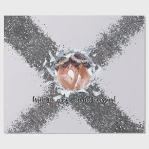 PAPEL DE PRESENTE PERSONALIZE TEXTO E IMAGEM