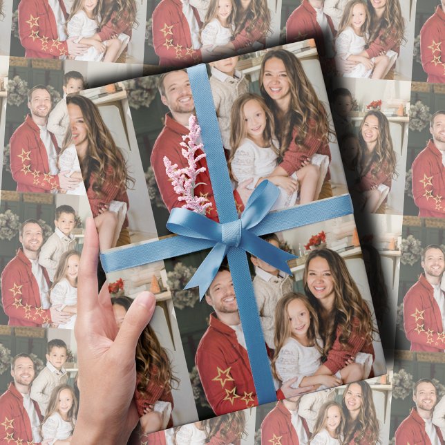 Papel De Presente Personalized Photo Wrapping Paper (Criador carregado)