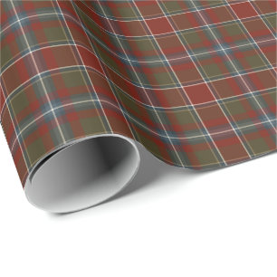 Papel De Presente Perthshire Scotland Weathered Tartan
