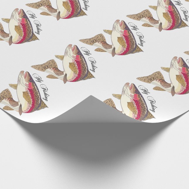 Papel De Presente Pesca com mosca (Ponta)