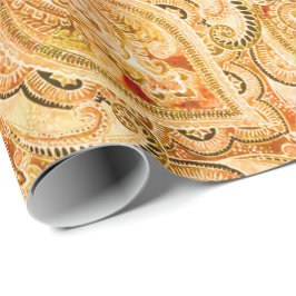 Papel De Presente Pêssego de Bruxelas
