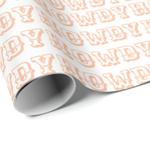 Papel De Presente Pêssego de doçura giro e giro, cor-de-rosa