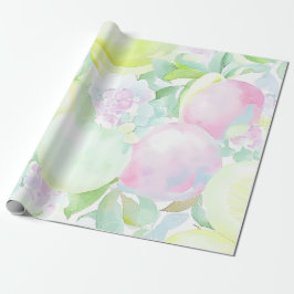 Papel De Presente Pessegueiro colorido claro