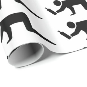 Papel De Presente Pessoas Bêbadas