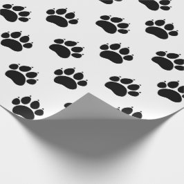 Papel De Presente Pet Paw Pattern