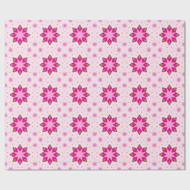 Papel De Presente Petal Blossom Confetti pattern (Aberto)