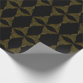 Papel De Presente pétala da flor da linha ouro