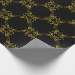 Papel De Presente pétala da flor da linha ouro