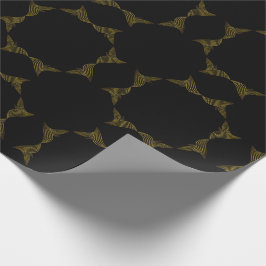 Papel De Presente pétala da flor da linha ouro