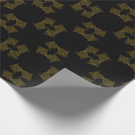 Papel De Presente pétala da flor da linha ouro