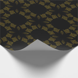 Papel De Presente pétala da flor da linha ouro