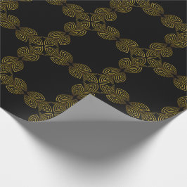 Papel De Presente pétala da flor da linha ouro