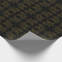 Papel De Presente pétala da flor da linha ouro