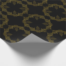 Papel De Presente pétala da flor da linha ouro